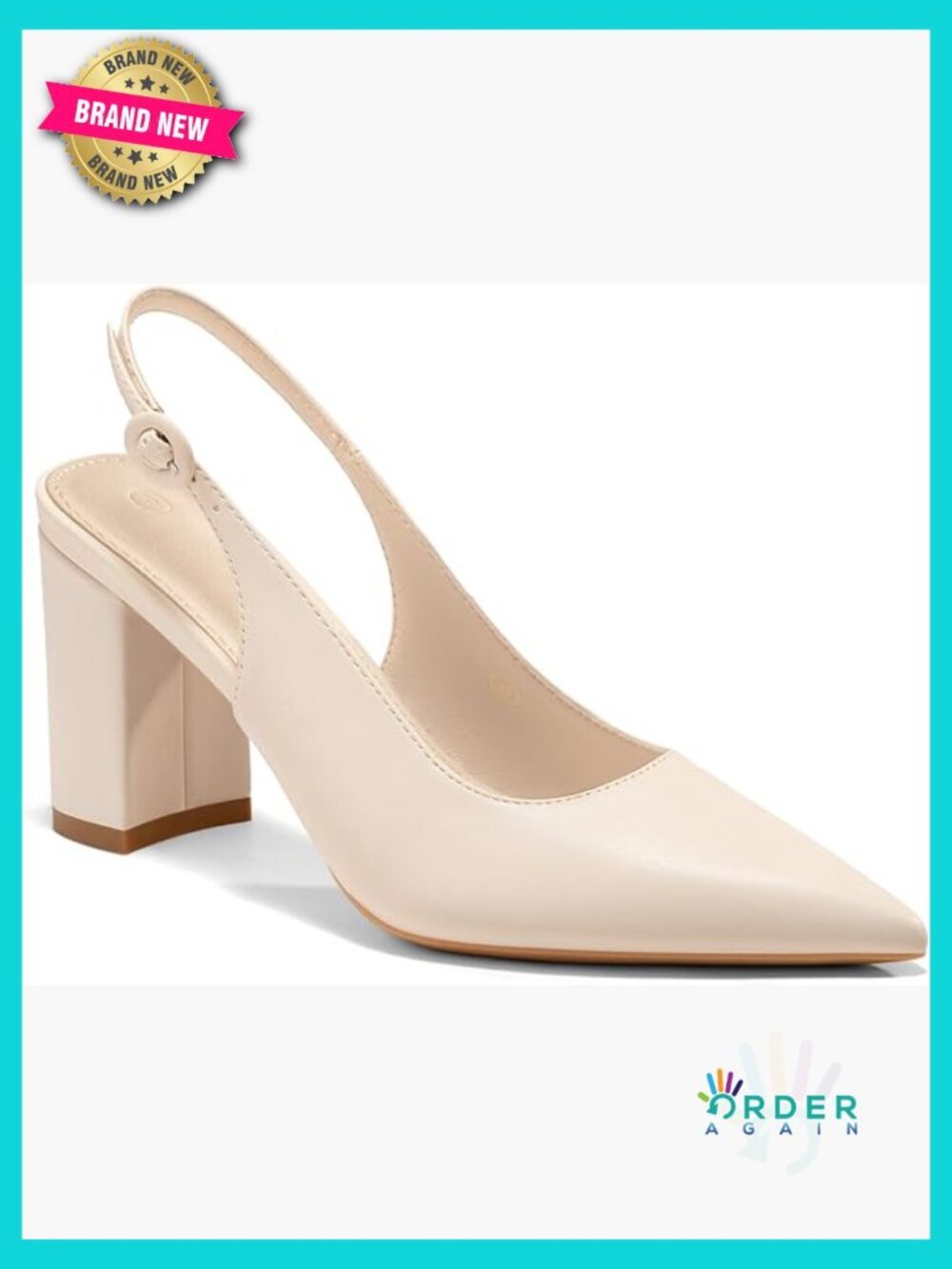 Pointed Toe Block Heel Pumps Chunky Heel Slip On Work Party Dress Shoes